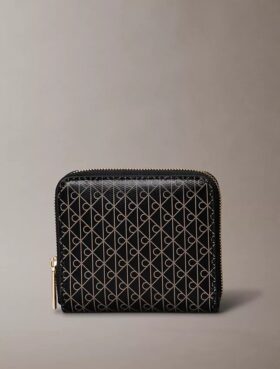 Allover Monogram Square Zip Wallet Allover Monogram Square Zip Wallet