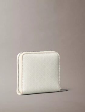 Allover Monogram Square Zip Wallet