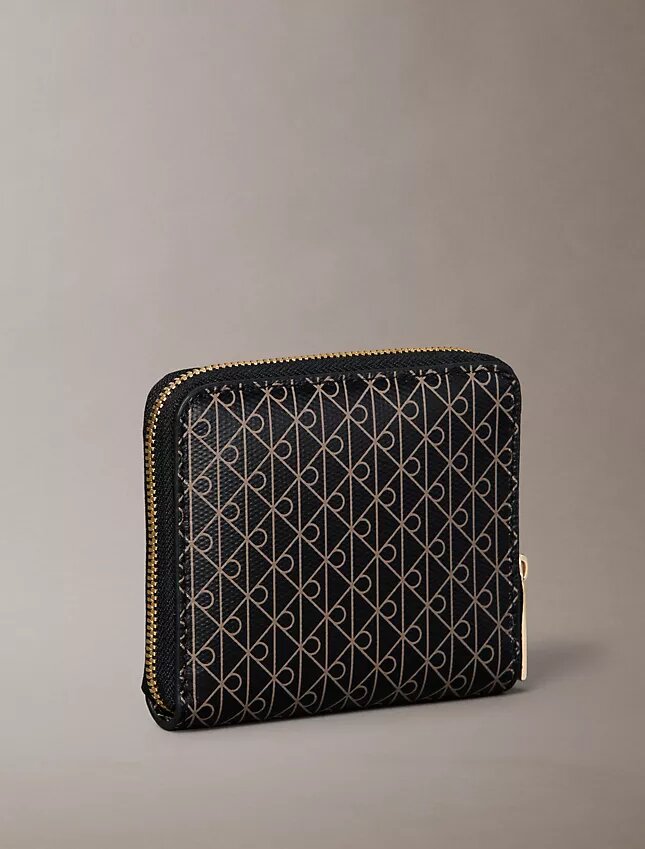 Allover Monogram Square Zip Wallet Allover Monogram Square Zip Wallet