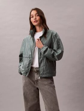 Allover Monogram Windbreaker Jacket