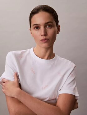 Allover Script Logo Classic T-Shirt