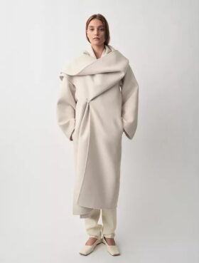 Amelia Draped Coat
