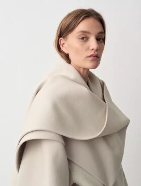 Amelia Draped Coat