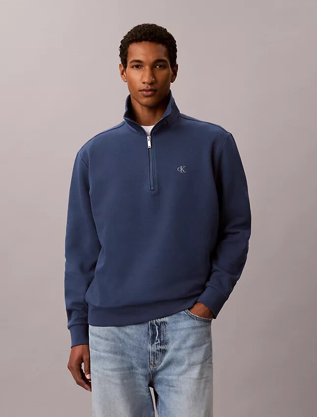 Archive Logo Fleece Quarter Zip Sweatshirt Archive Logo Fleece Quarter Zip Sweatshirt