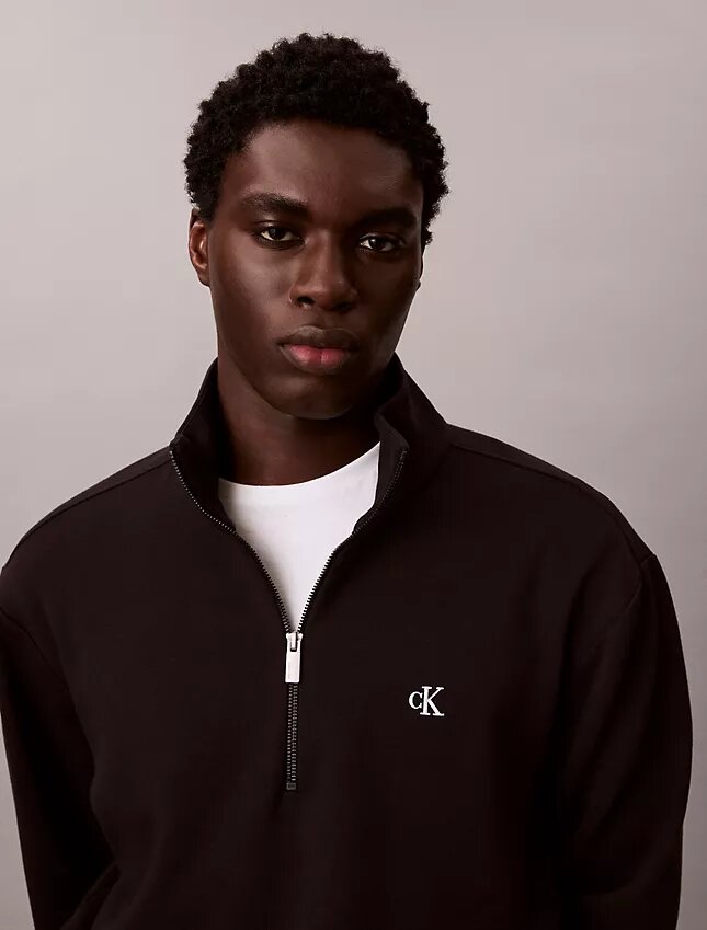 Archive Logo Fleece Quarter Zip Sweatshirt Archive Logo Fleece Quarter Zip Sweatshirt
