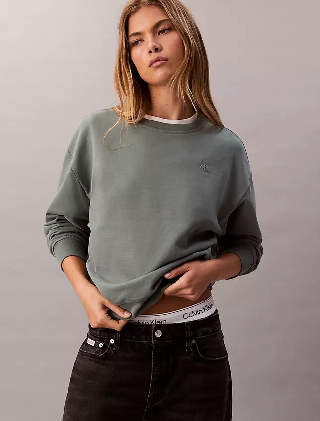 Archive Logo Fleece Relaxed Sweatshirt Archive Logo Fleece Relaxed Sweatshirt