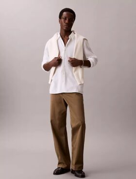 Baggy Cotton Stretch Pants