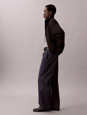 Baggy Cotton Stretch Pants