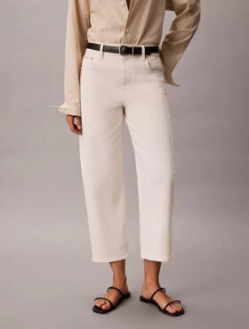 Barrel Leg Cropped Pants Barrel Leg Cropped Pants
