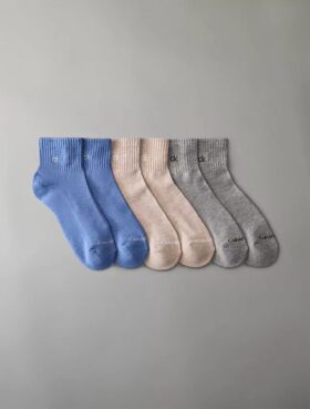 Basic Quarter 6-Pack Socks