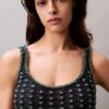 Beaded Cotton Crochet Tank Beaded Cotton Crochet Tank