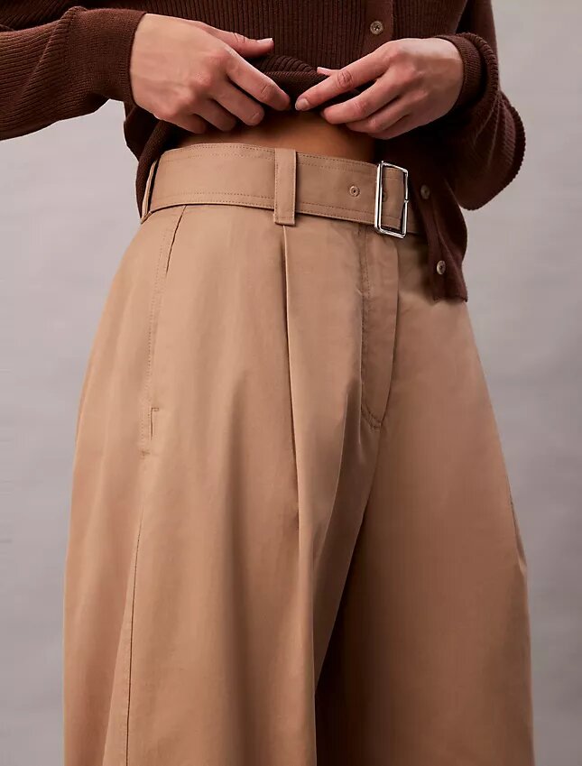 Belted Tailored Pants Belted Tailored Pants