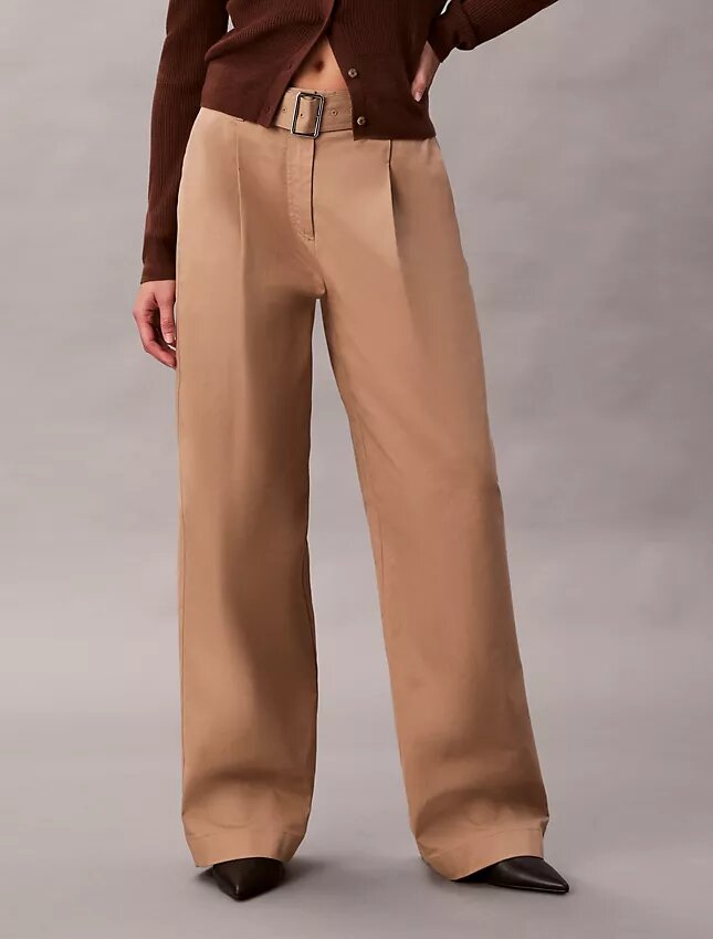 Belted Tailored Pants Belted Tailored Pants