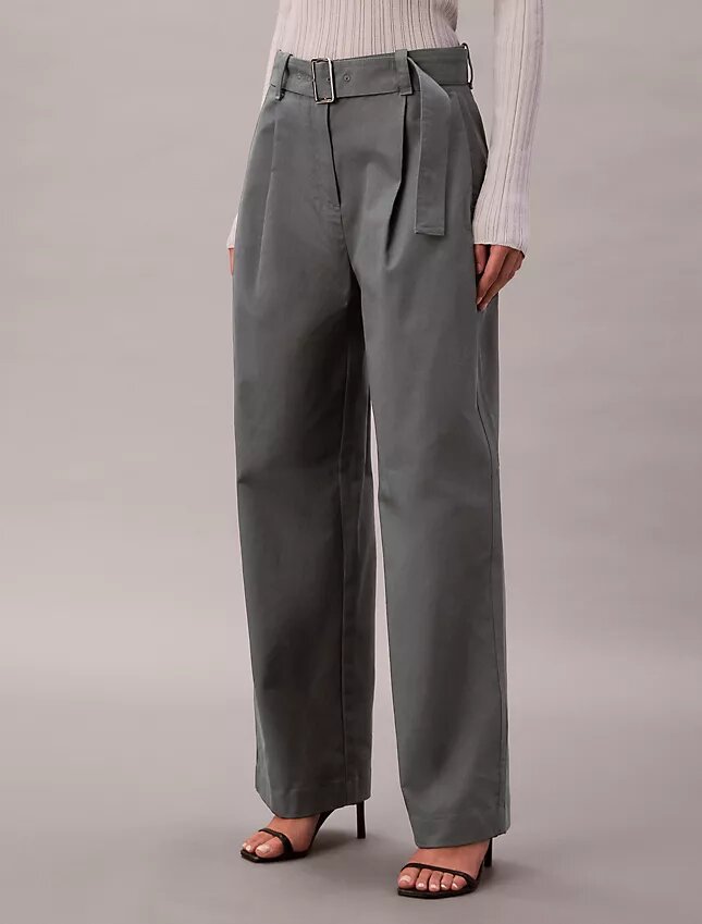 Belted Tailored Pants Belted Tailored Pants