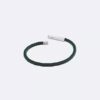 Beveled Id Leather Bracelet