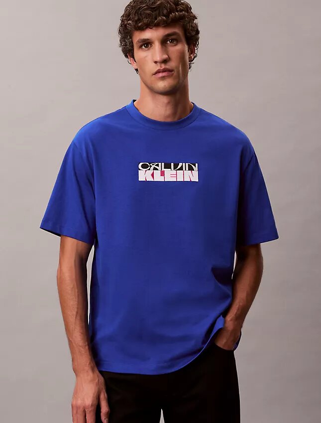Block Logo Graphic Relaxed T-Shirt Block Logo Graphic Relaxed T-Shirt