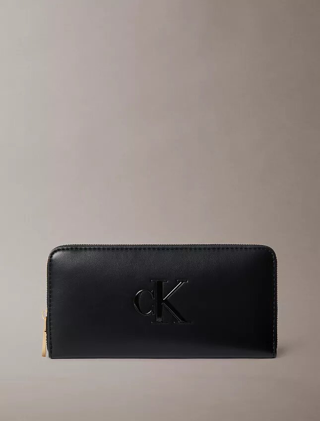 Bold Monogram Long Zip Wallet Bold Monogram Long Zip Wallet