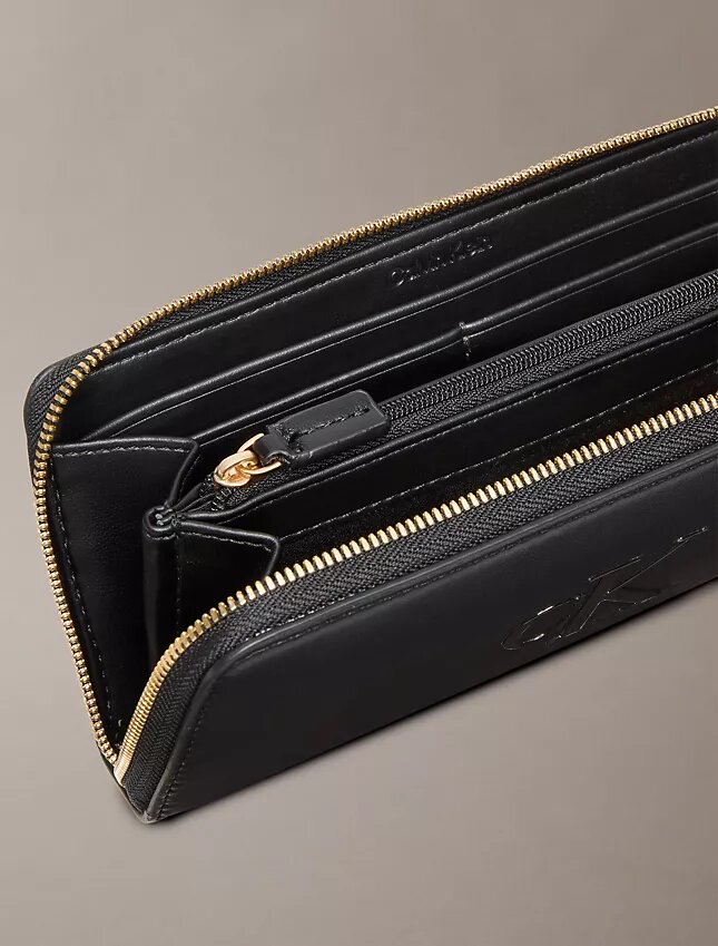 Bold Monogram Long Zip Wallet Bold Monogram Long Zip Wallet