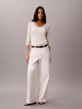Boucle Pointelle Top