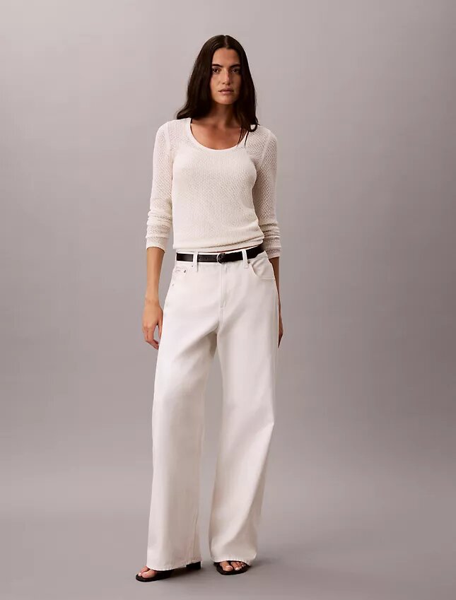 Boucle Pointelle Top Boucle Pointelle Top
