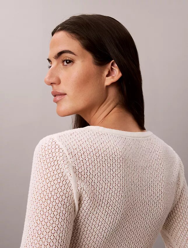 Boucle Pointelle Top Boucle Pointelle Top