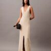 Boucle Rib Sleeveless Midi Dress