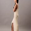 Boucle Rib Sleeveless Midi Dress