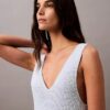 Boucle Rib Sleeveless Midi Dress