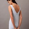 Boucle Rib Sleeveless Midi Dress
