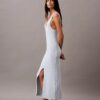 Boucle Rib Sleeveless Midi Dress