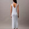 Boucle Rib Sleeveless Midi Dress