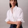 Boxy Cropped Button-Down Shirt Boxy Cropped Button-Down Shirt