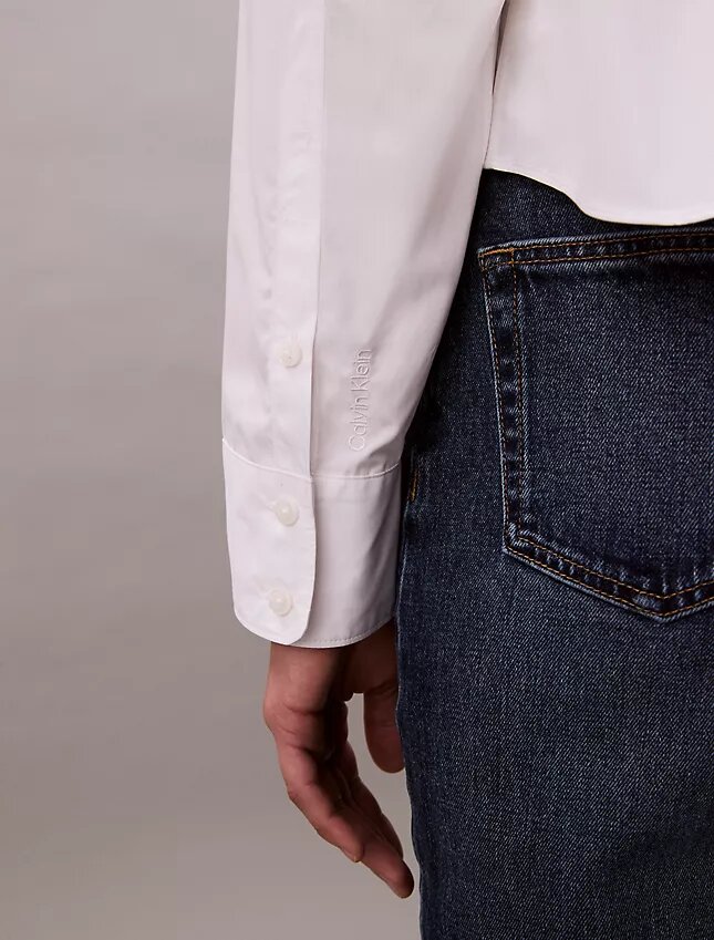 Boxy Cropped Button-Down Shirt Boxy Cropped Button-Down Shirt