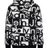 Boys Allover Tonal Graphic Logo Hoodie Boys Allover Tonal Graphic Logo Hoodie