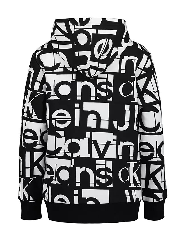 Boys Allover Tonal Graphic Logo Hoodie Boys Allover Tonal Graphic Logo Hoodie