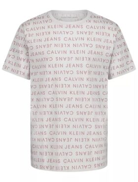 Boys Allover Word Crewneck Tee