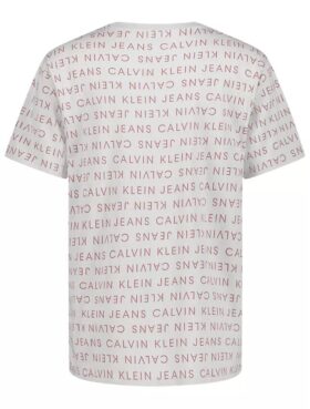 Boys Allover Word Crewneck Tee