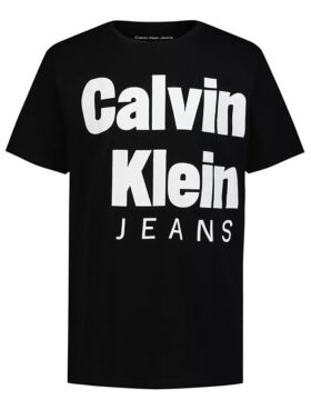 Boys Bold Ckj Logo Crewneck Tee