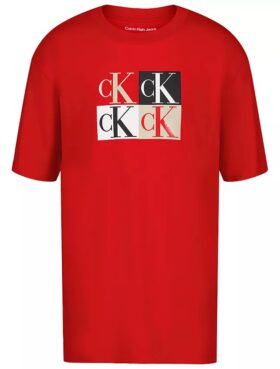 Boys Colorblock Monogram Graphic Classic T-Shirt Boys Colorblock Monogram Graphic Classic T-Shirt