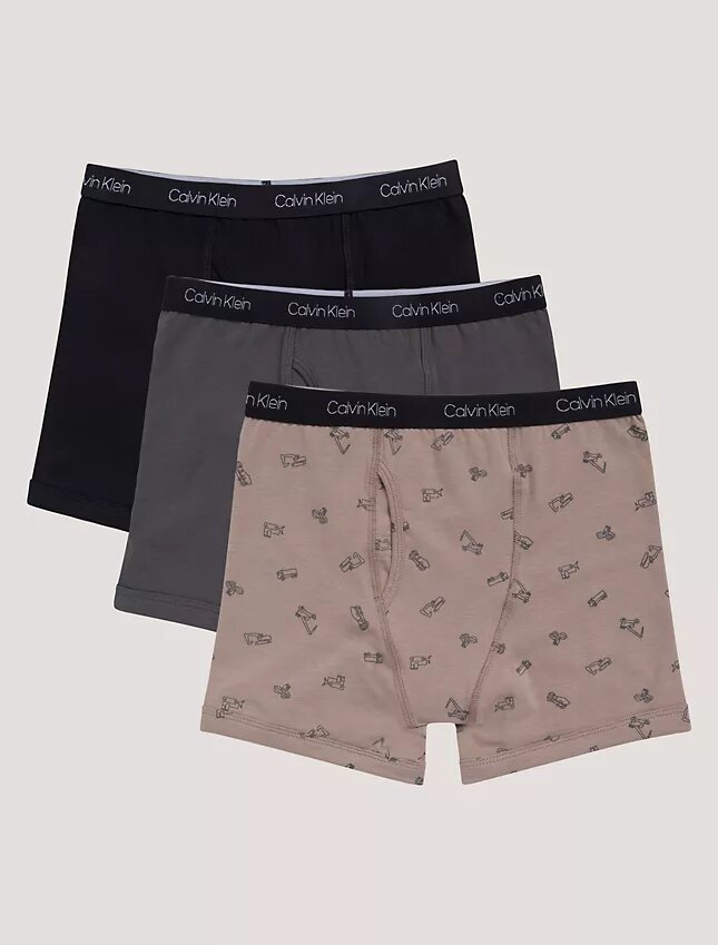 Boys Cotton Stretch 3-Pack Boxer Brief Boys Cotton Stretch 3-Pack Boxer Brief