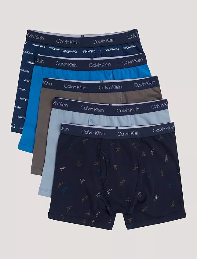 Boys Cotton Stretch 5-Pack Boxer Brief Boys Cotton Stretch 5-Pack Boxer Brief