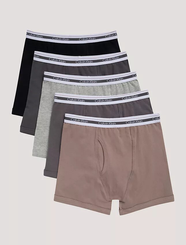 Boys Cotton Stretch 5-Pack Boxer Brief Boys Cotton Stretch 5-Pack Boxer Brief