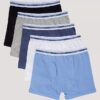 Boys Cotton Stretch 5-Pack Boxer Brief Boys Cotton Stretch 5-Pack Boxer Brief