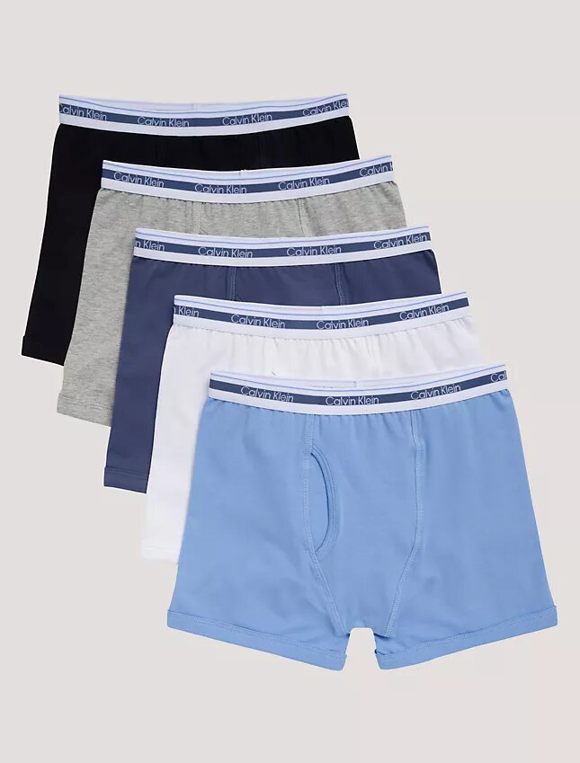Boys Cotton Stretch 5-Pack Boxer Brief Boys Cotton Stretch 5-Pack Boxer Brief