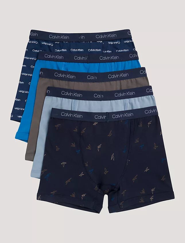 Boys Cotton Stretch 5-Pack Boxer Brief Boys Cotton Stretch 5-Pack Boxer Brief