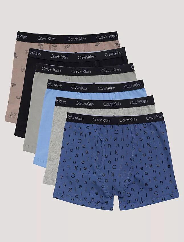 Boys Cotton Stretch 6-Pack Boxer Brief Boys Cotton Stretch 6-Pack Boxer Brief