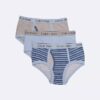 Boys Cotton Stretch Logo 3-Pack Brief Boys Cotton Stretch Logo 3-Pack Brief