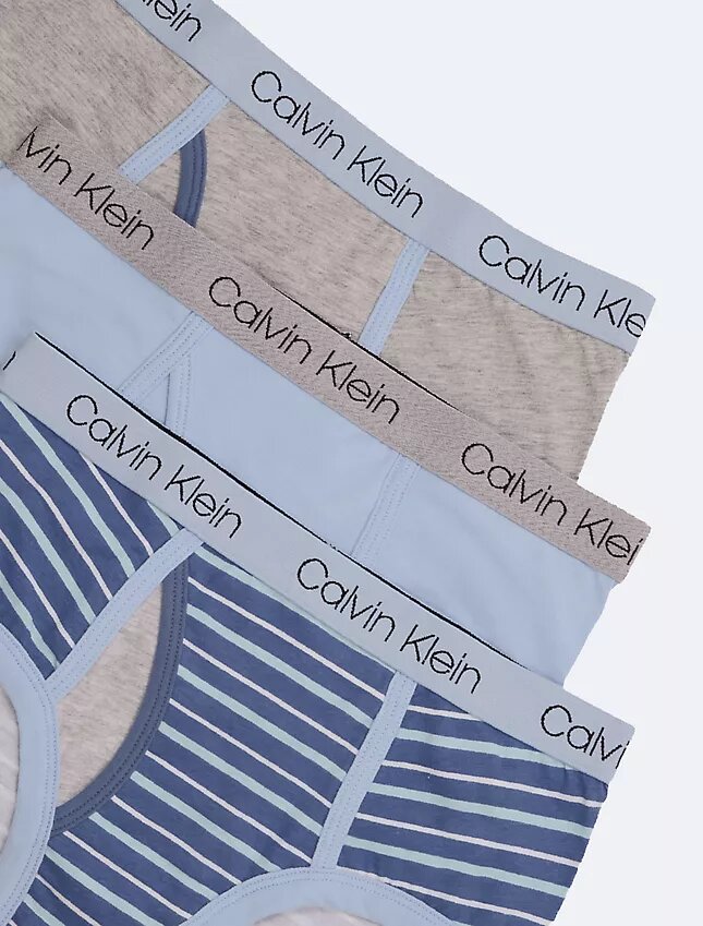 Boys Cotton Stretch Logo 3-Pack Brief Boys Cotton Stretch Logo 3-Pack Brief