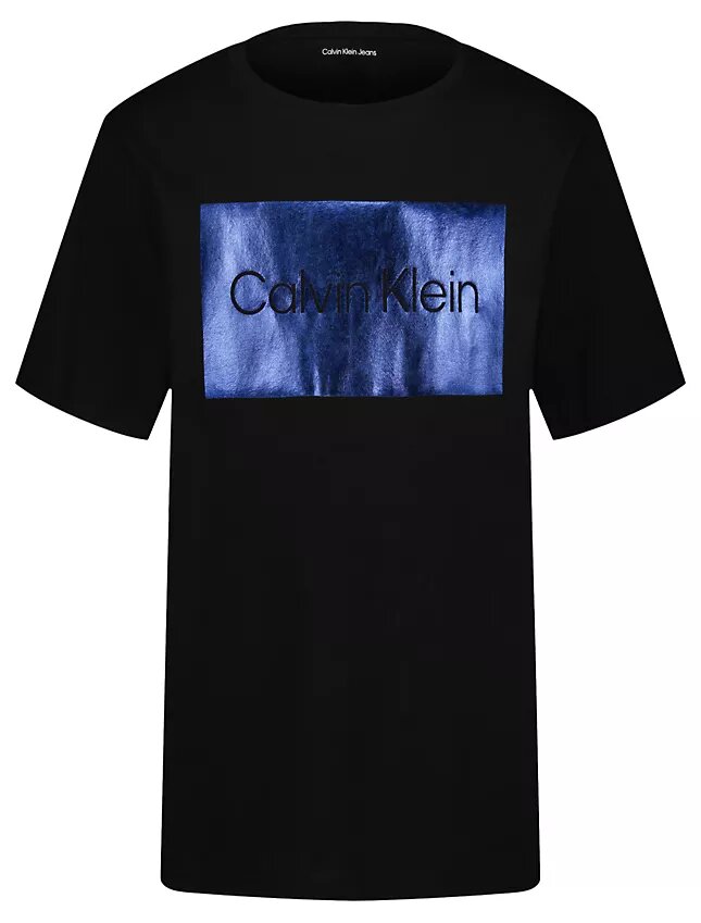 Boys Foil Ck Logo Graphic Tee Boys Foil Ck Logo Graphic Tee