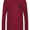 Boys Monogram Gradient Stripe Long Sleeve Tee